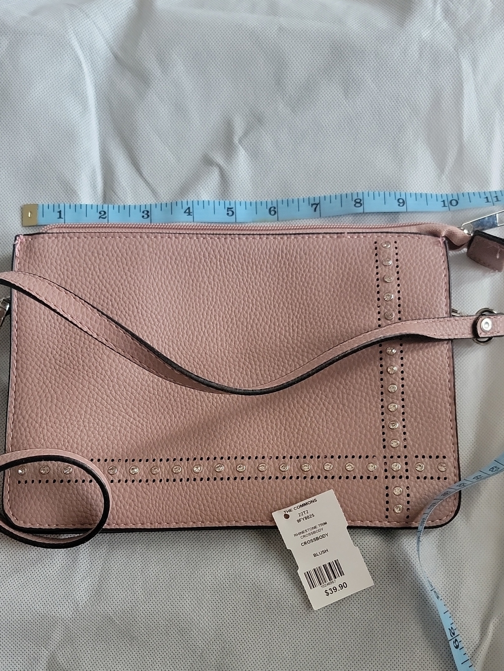 NWT Blush Studded Crossbody  & Wristlet - Blush